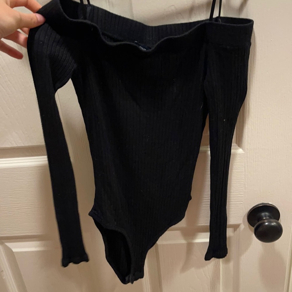 Off shoulder body suit